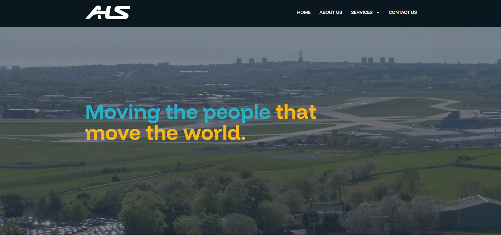 ALS Logistics Website Design Aberdeen