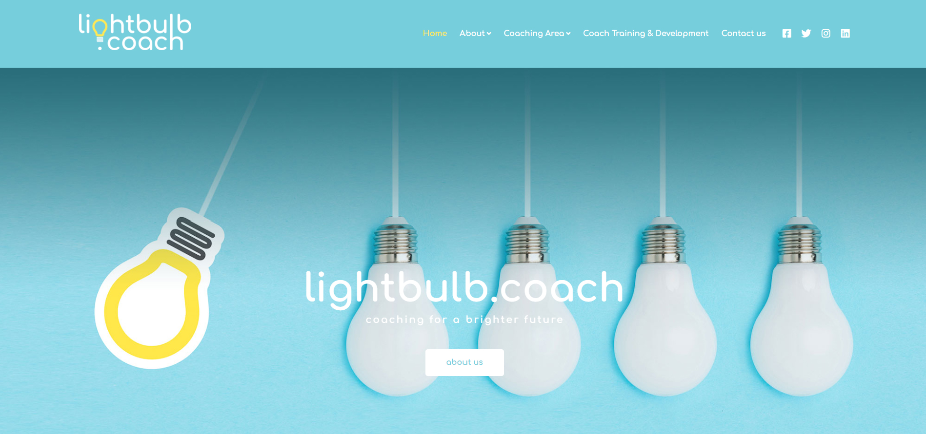 Lightbulb Coach Website Design Aberdeen