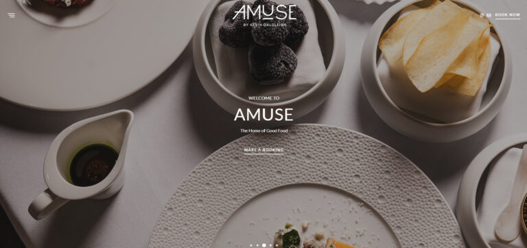 Amuse Restaurant Website Design Aberdeen