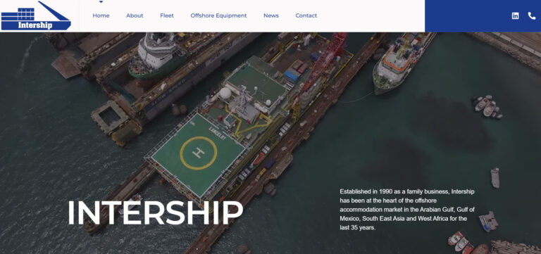 Intership Offshore Accommodation Web Design Aberdeen
