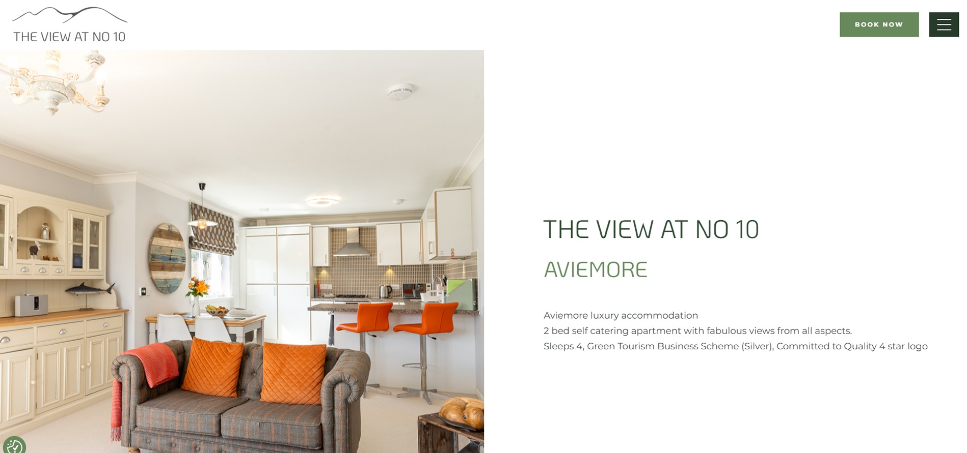 Self Catering Accommodation Website Design Aberdeen