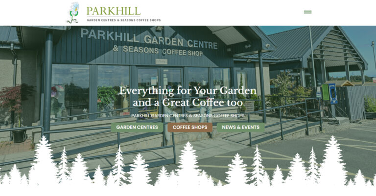 Garden Centre Website Design Aberdeen New